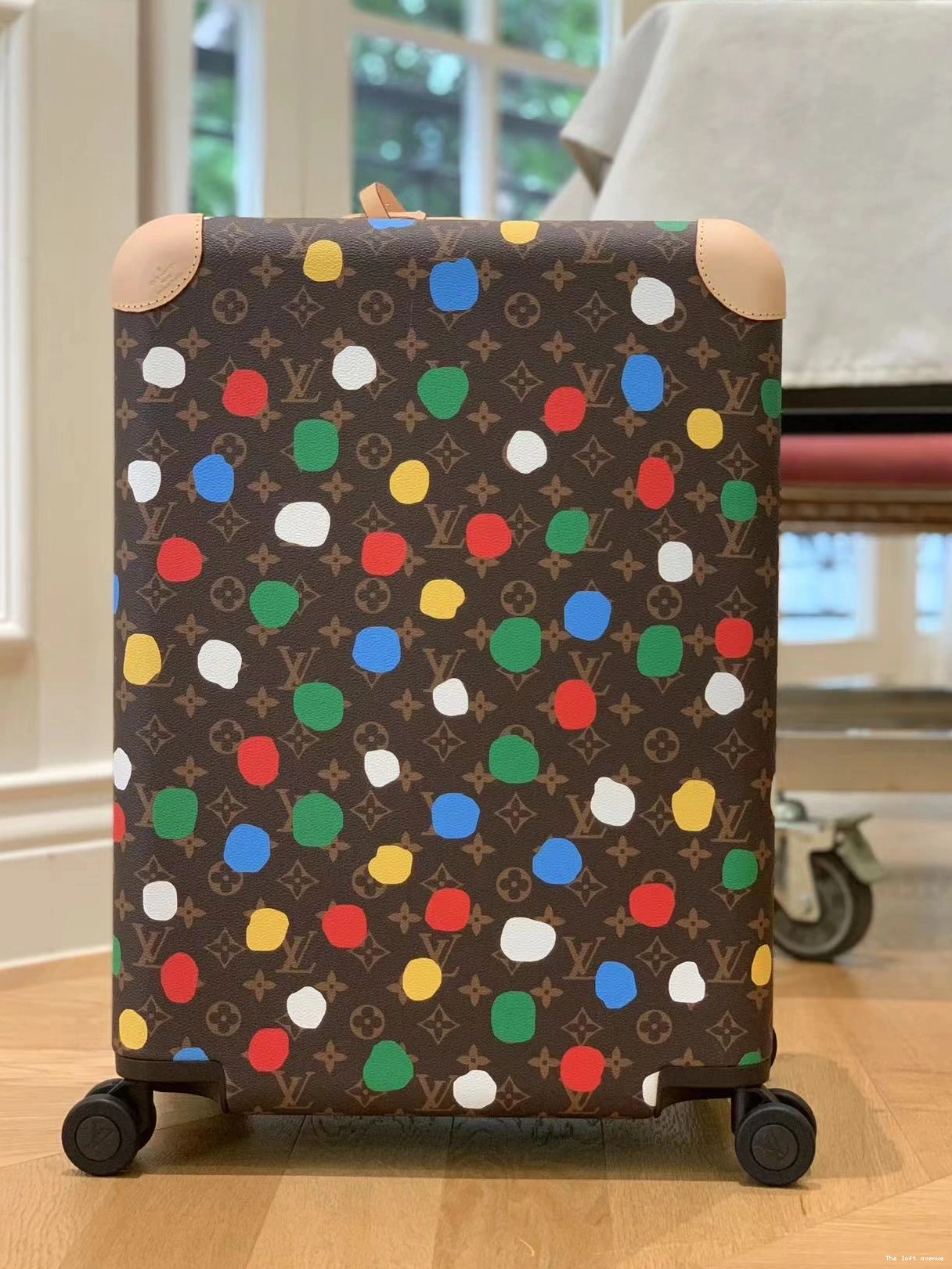 YAYOI CABIN 55 HORIZON 37L POLKADOT SUITCASE CUSTOM 0819